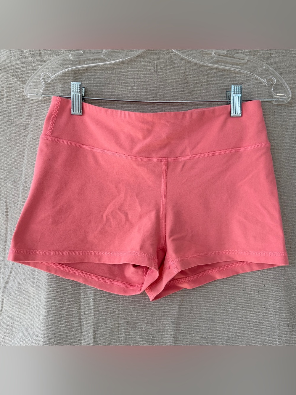 American Apparel Performance Sportswear Size L Pink Athletic Compression Shorts
